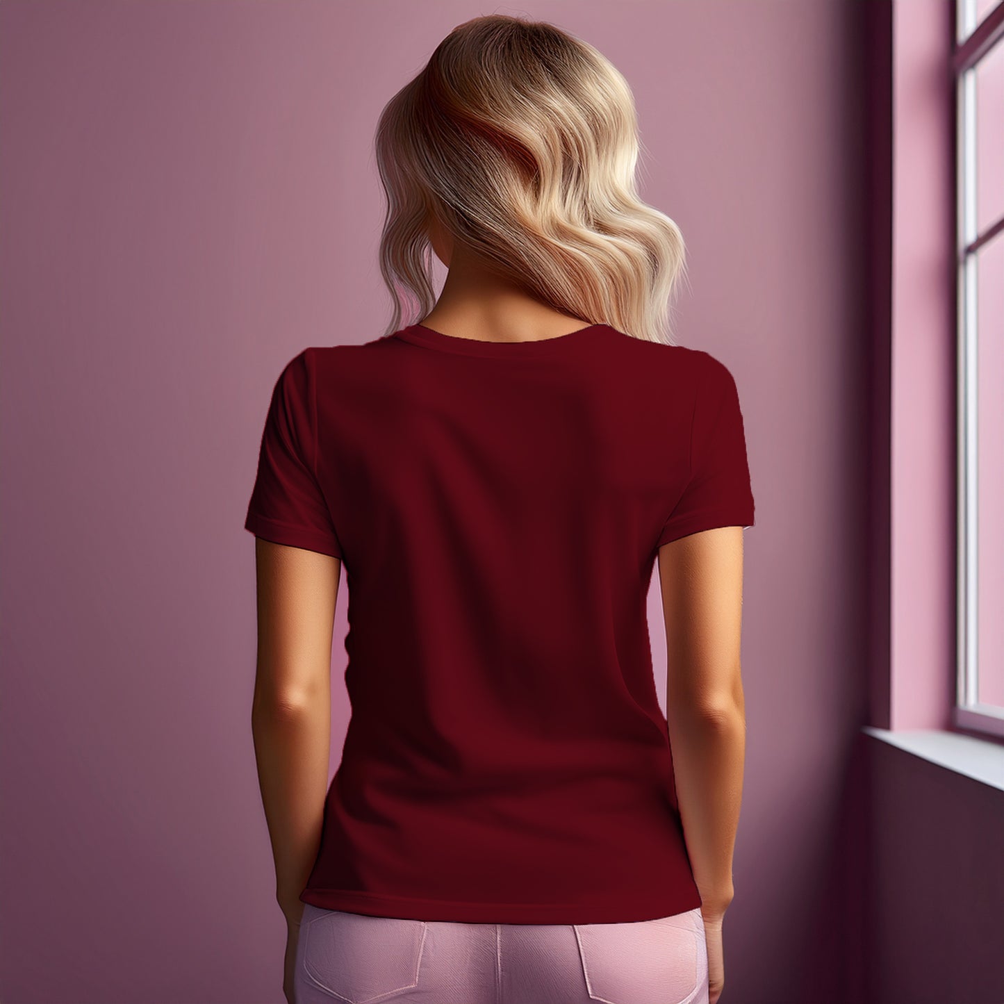 06 Number Women's T-Shirt (Maroon)