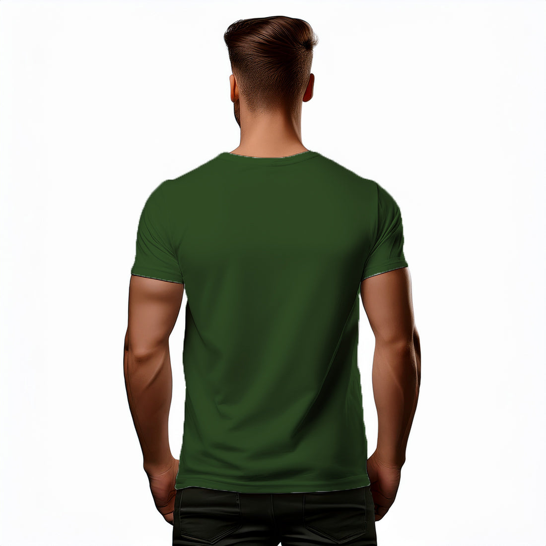 57 Number Unisex T-Shirt (Olive Green)
