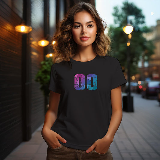 00 Number Women's T-Shirt (Black)