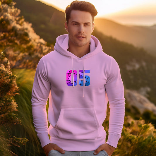 05 Number Unisex Hoodie (Light Pink)