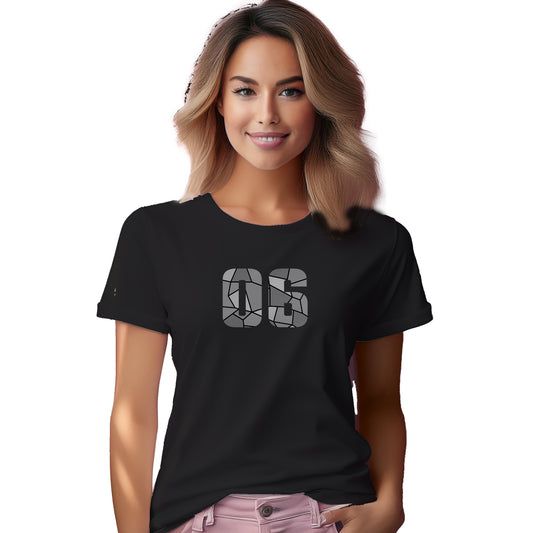 06 Number Women's T-Shirt (Black)