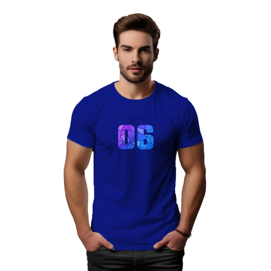06 Number Unisex T-Shirt (Royal Blue)