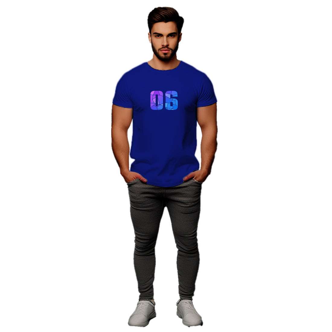06 Number Unisex T-Shirt (Royal Blue)