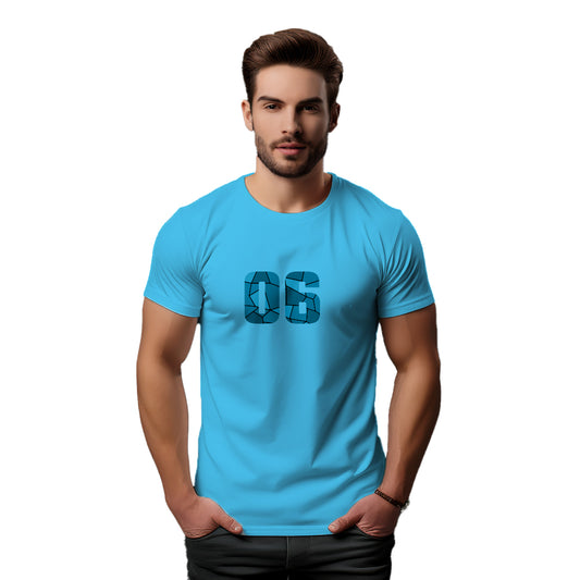 06 Number Unisex T-Shirt (Sky Blue)