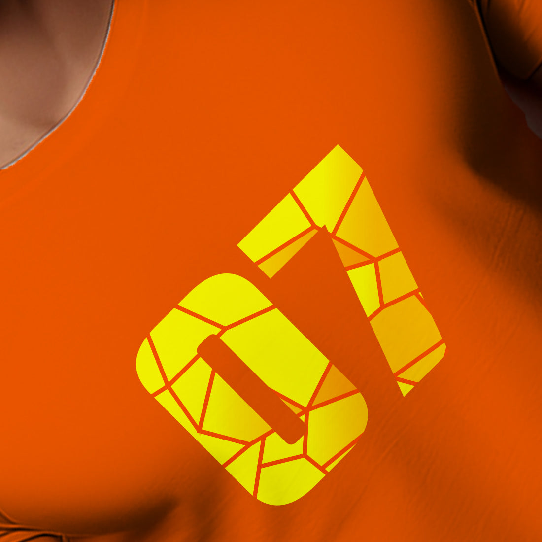 07 Number Unisex T-Shirt (Orange)