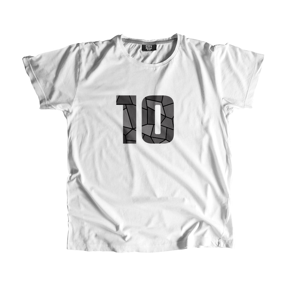 10 Number Unisex T-Shirt (White)