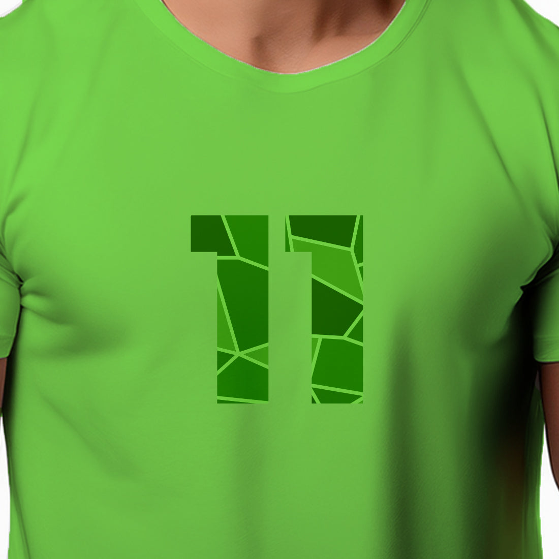 11 Number Unisex T-Shirt (Liril Green)