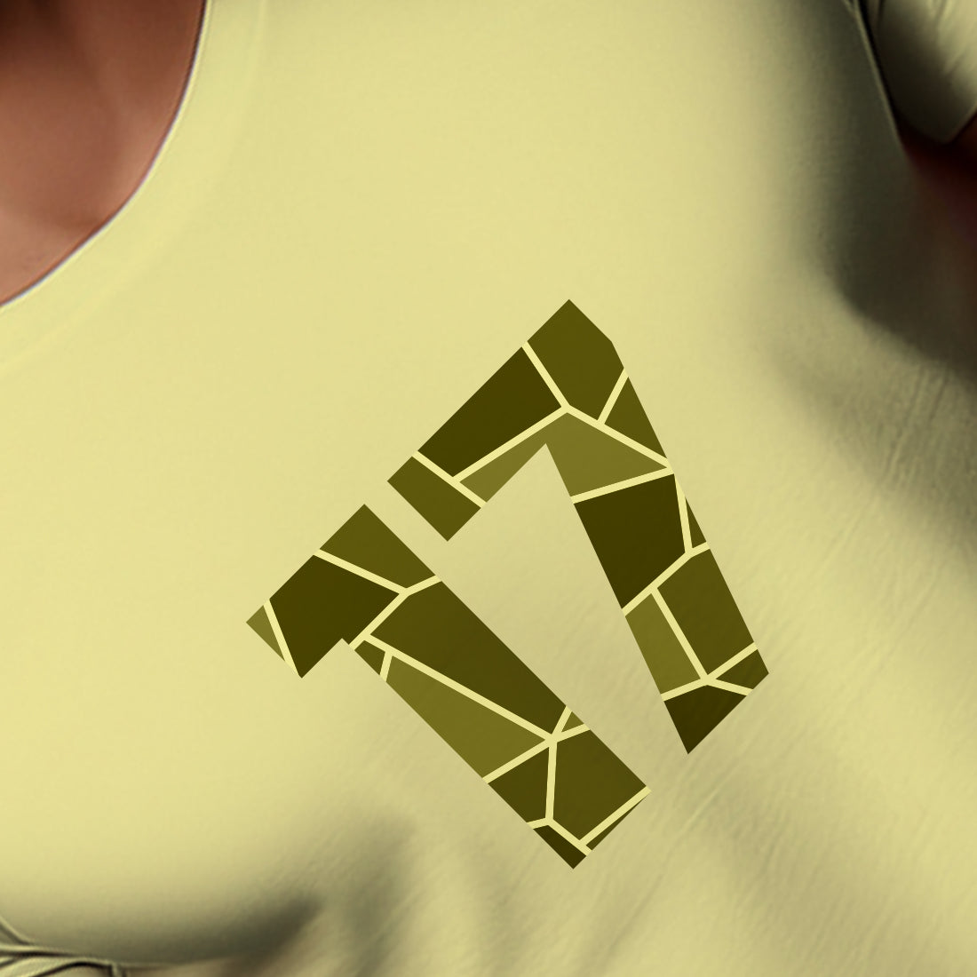 17 Number Unisex T-Shirt (Butter Yellow)