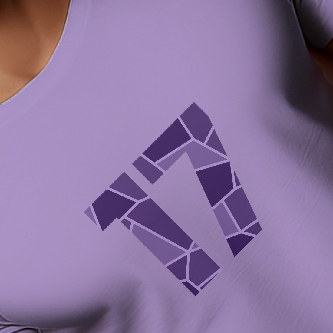 17 Number Unisex T-Shirt (Iris Lavender)