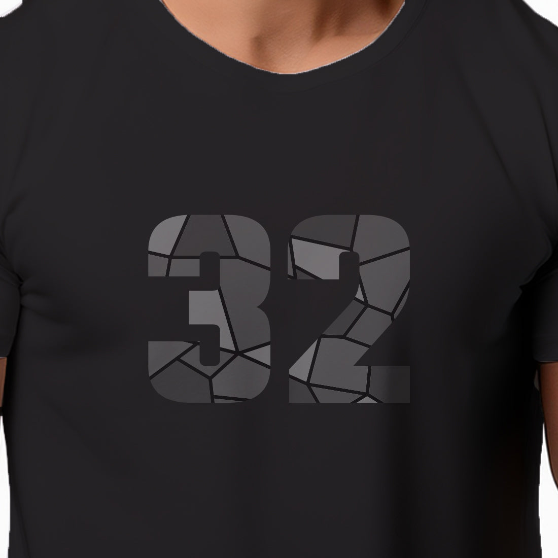 32 Number Unisex T-Shirt (Black)