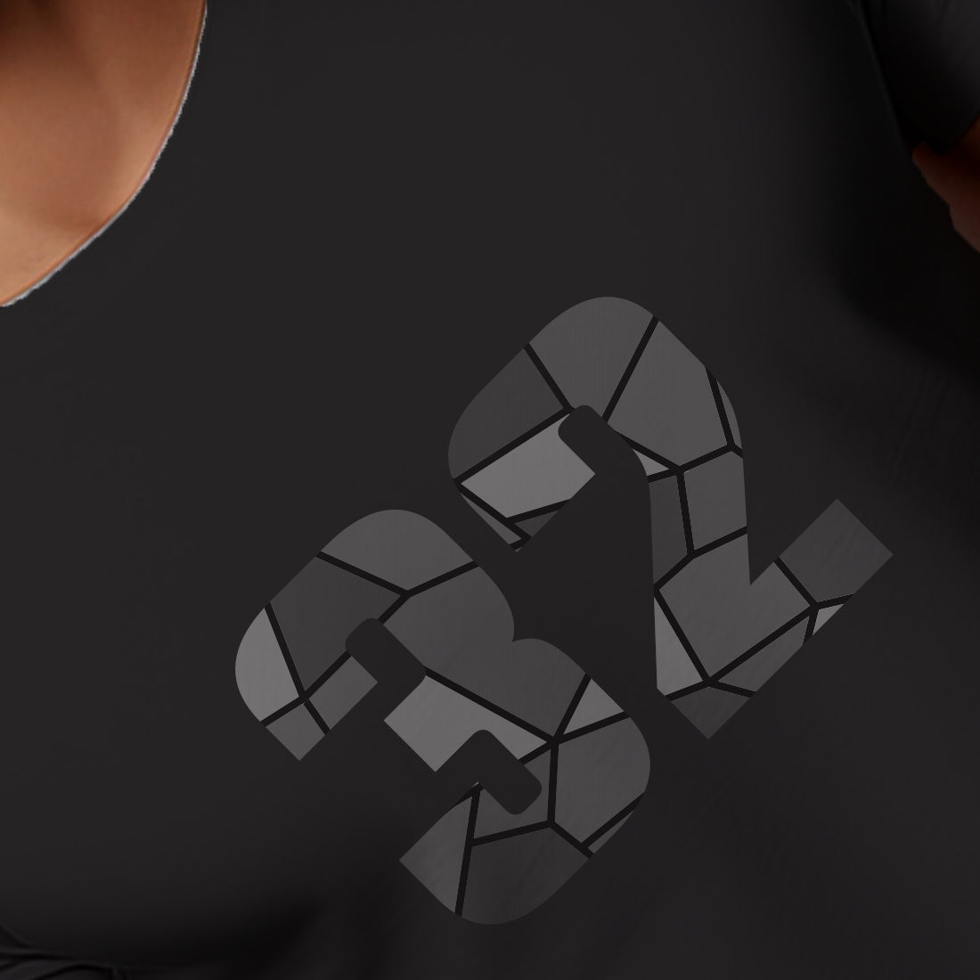 32 Number Unisex T-Shirt (Black)