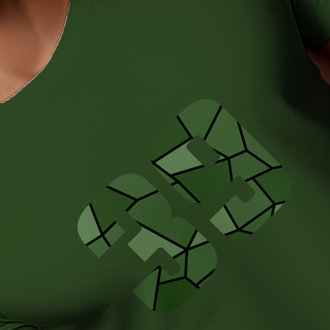 39 Number Unisex T-Shirt (Olive Green)