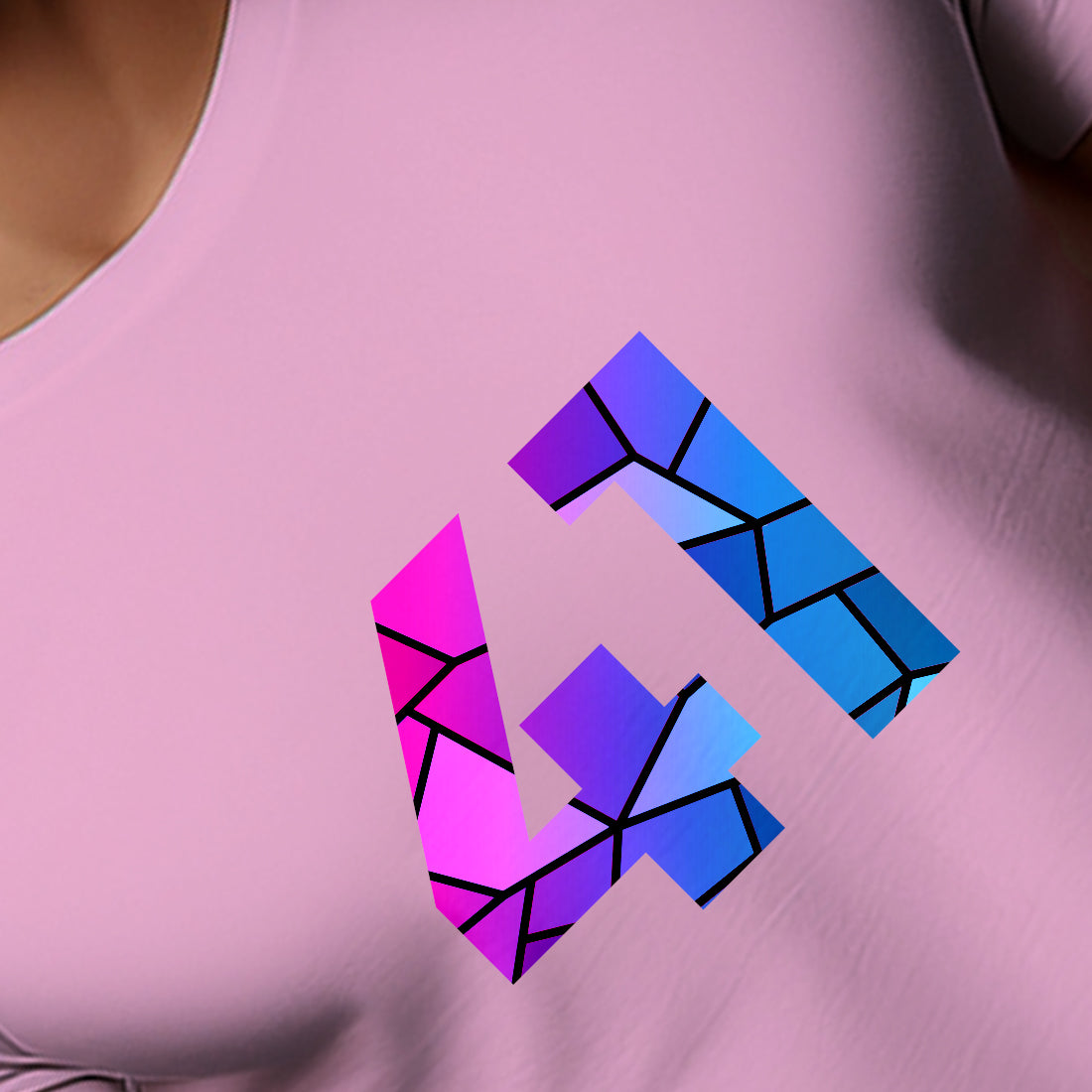 41 Number Unisex T-Shirt (Light Pink)