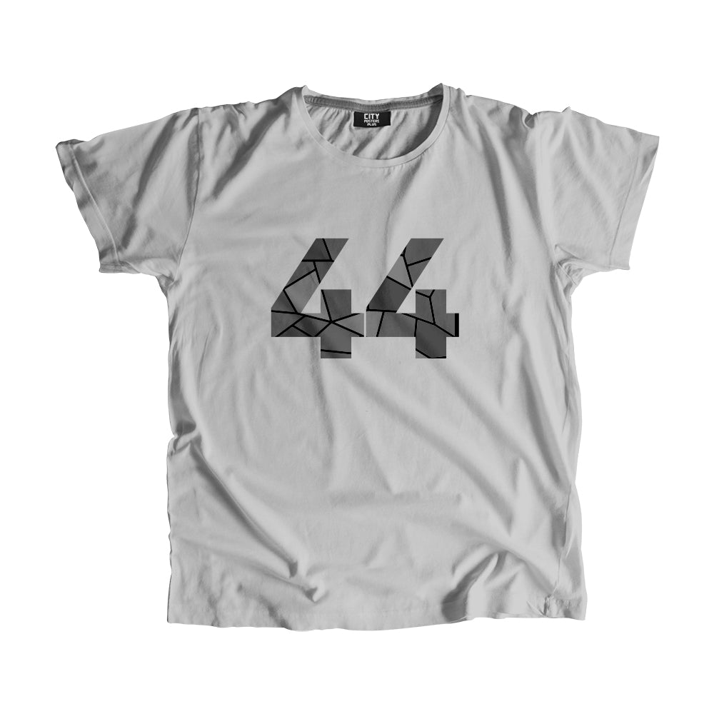 44 Number Unisex T-Shirt (Melange Grey)