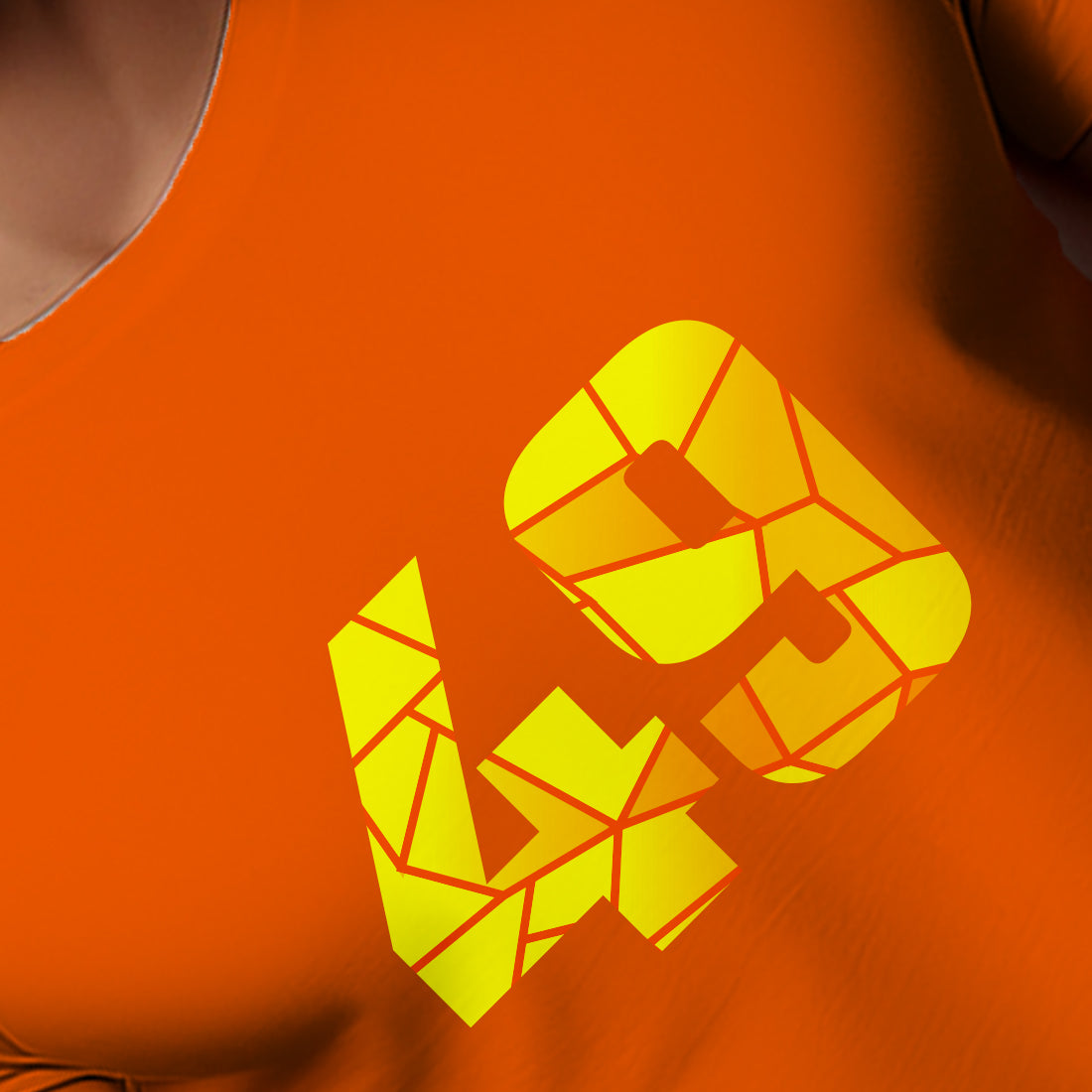 49 Number Unisex T-Shirt (Orange)