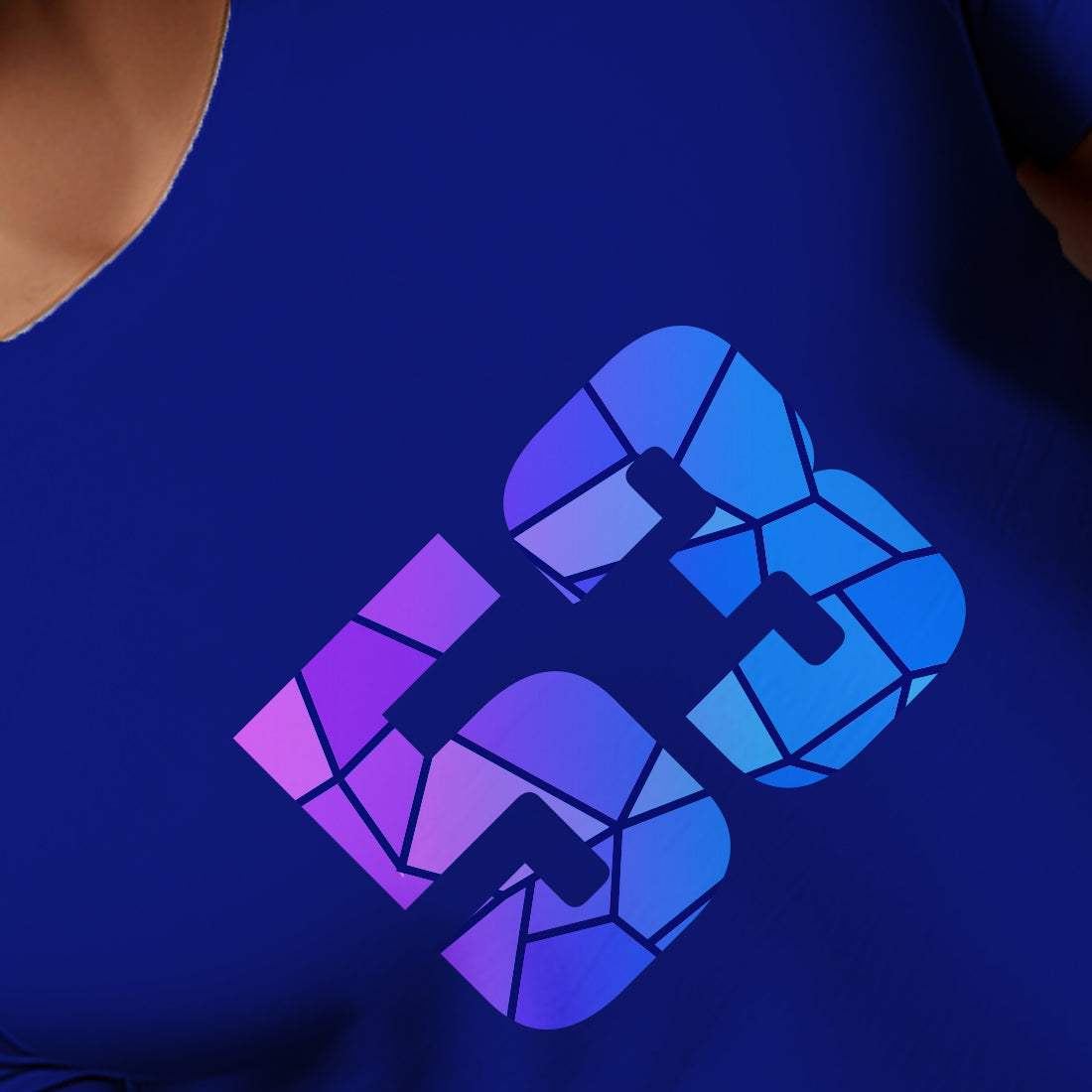 53 Number Unisex T-Shirt (Royal Blue)