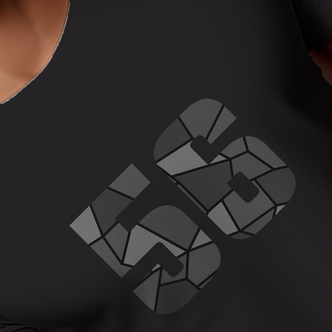 56 Number Unisex T-Shirt (Black)