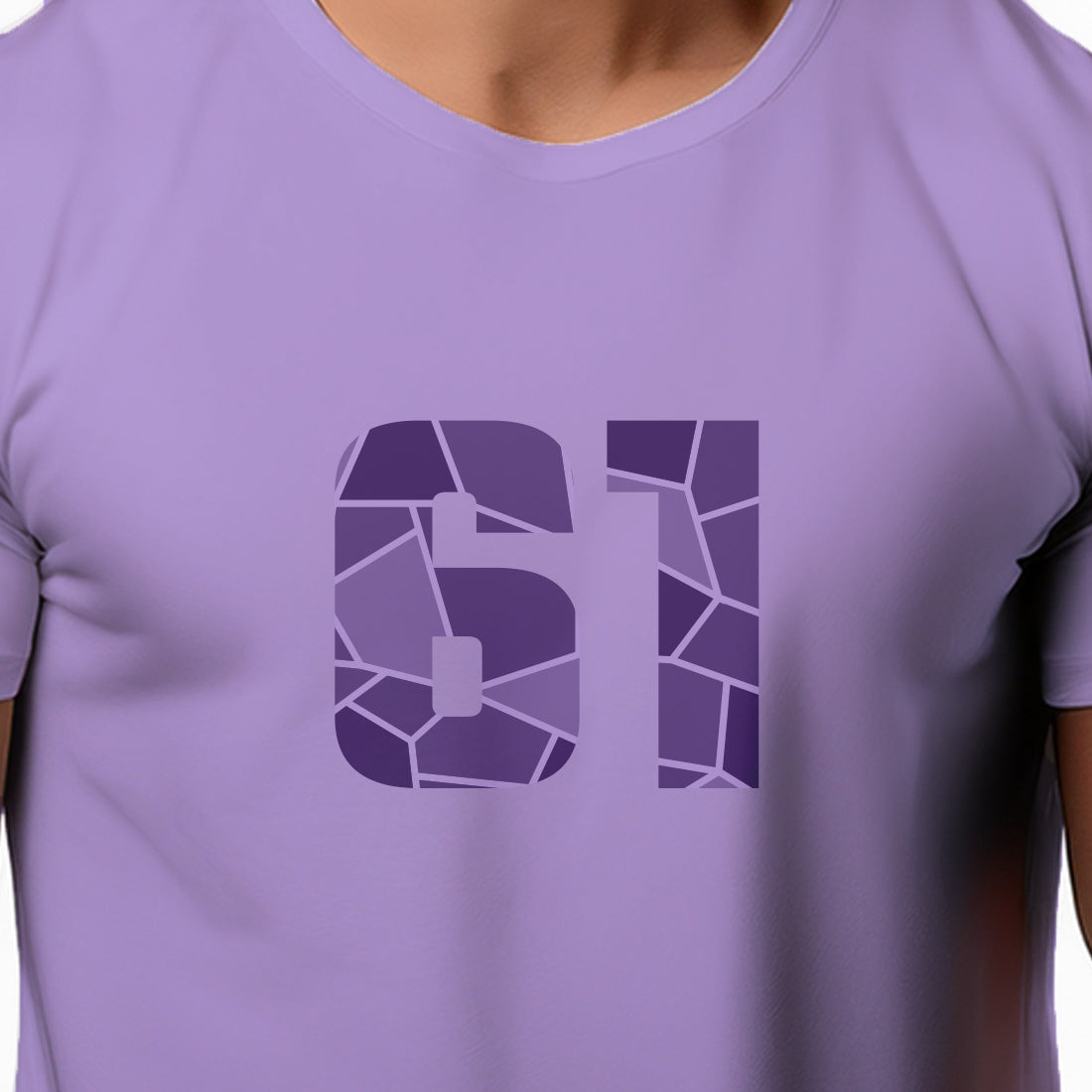 61 Number Unisex T-Shirt (Iris Lavender)
