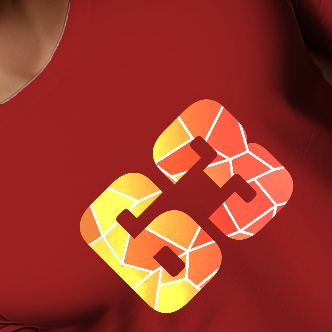 63 Number Unisex T-Shirt (Red)