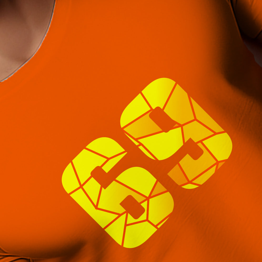 69 Number Unisex T-Shirt (Orange)