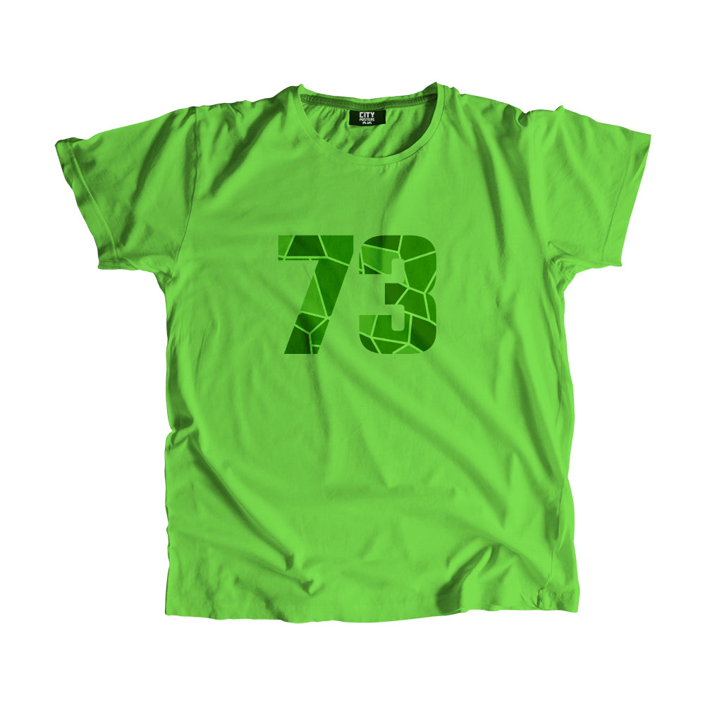 73 Number Unisex T-Shirt (Liril Green)