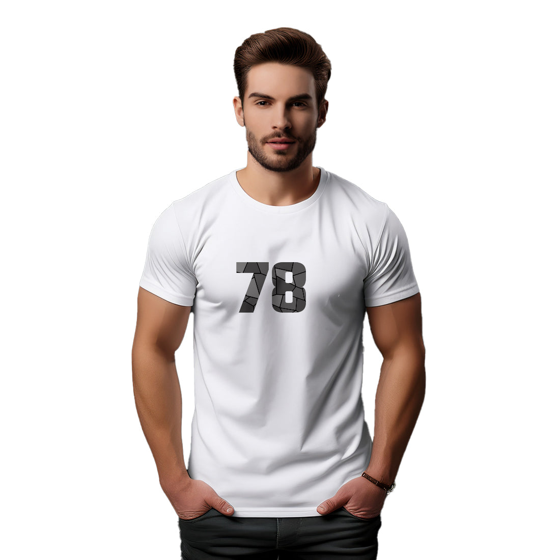 78 Number Unisex T-Shirt (White)