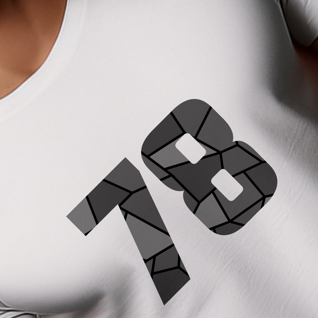 78 Number Unisex T-Shirt (White)