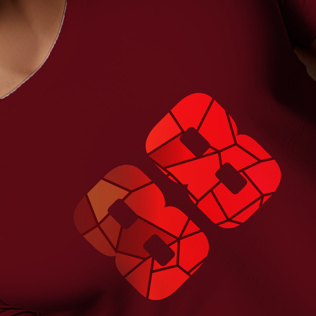 88 Number Unisex T-Shirt (Maroon)