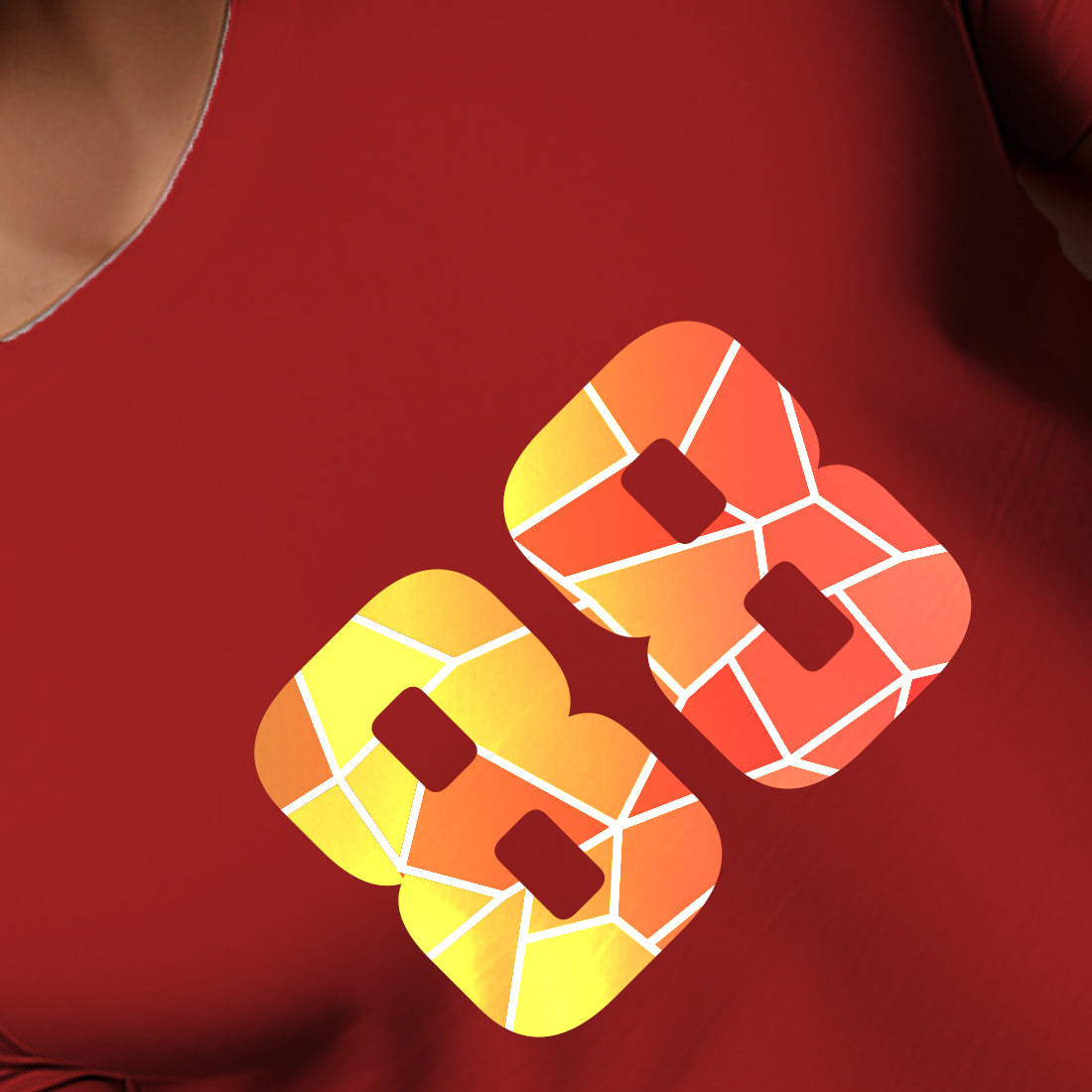 88 Number Unisex T-Shirt (Red)