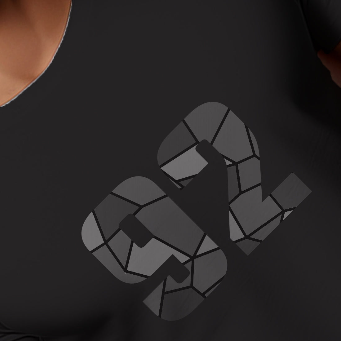 92 Number Unisex T-Shirt (Black)