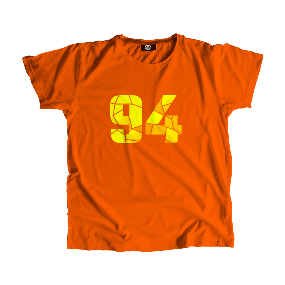 94 Number Unisex T-Shirt (Orange)