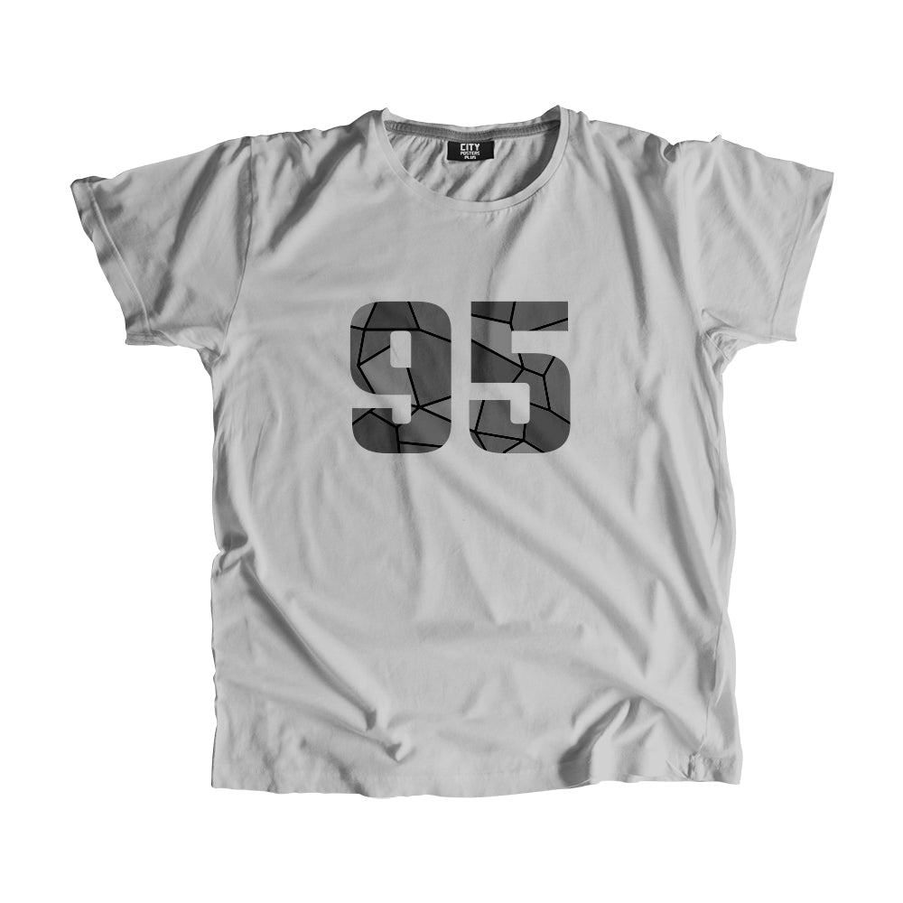 95 Number Unisex T-Shirt (Melange Grey)