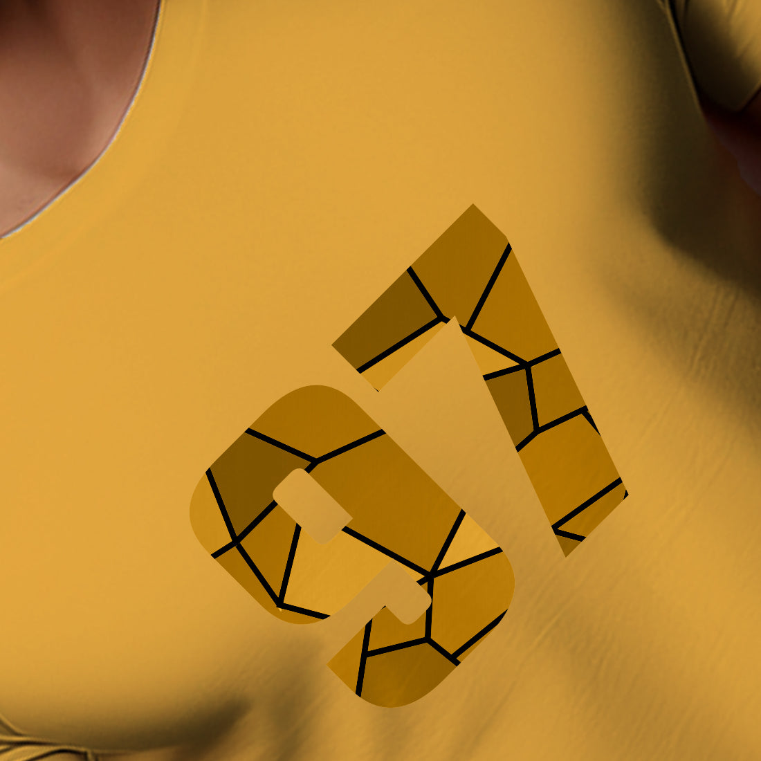 97 Number Unisex T-Shirt (Golden Yellow)