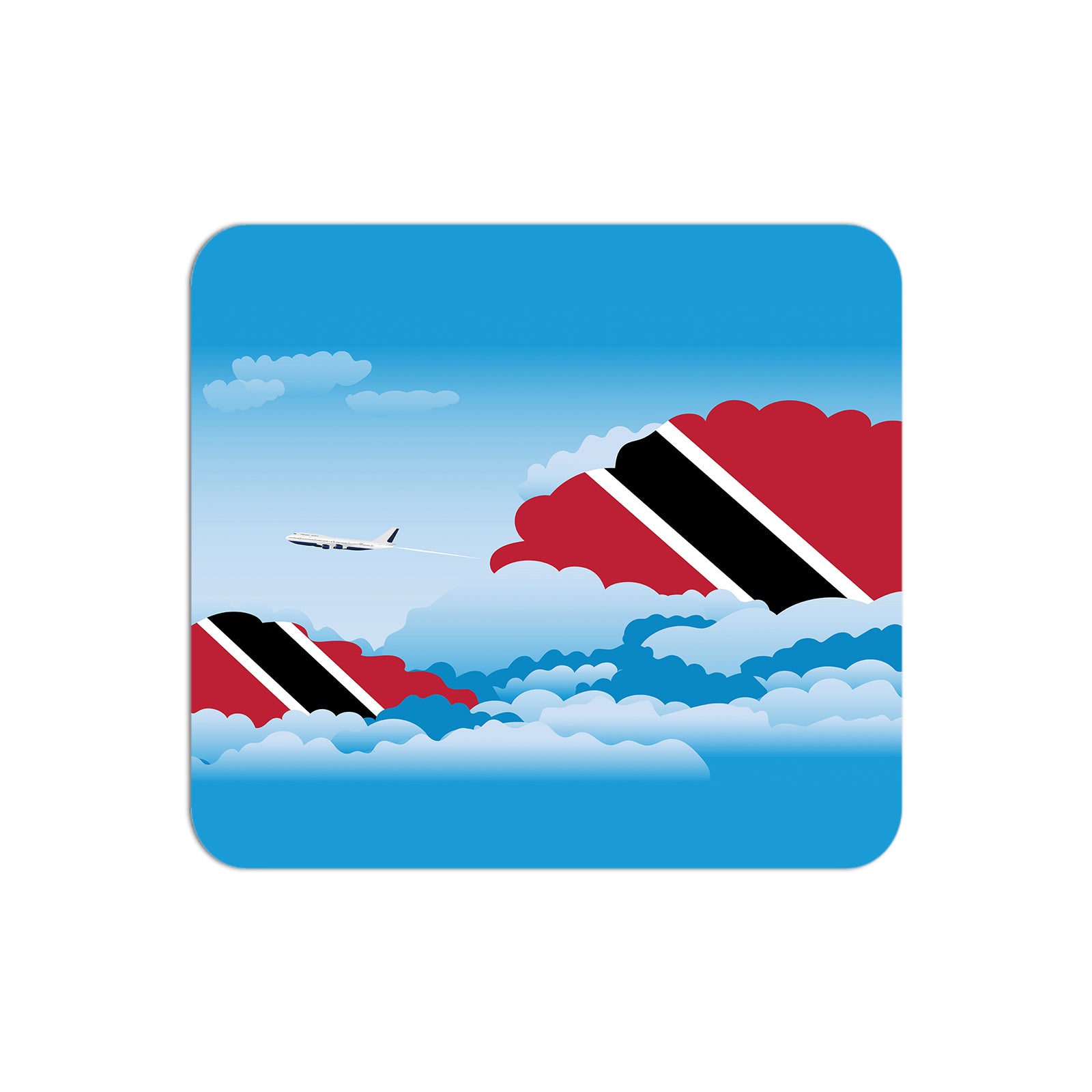 Trinidad and Tobago Day Clouds Mouse pad 