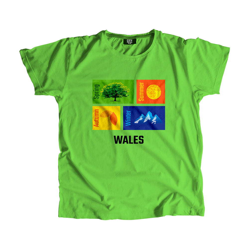 WALES Seasons Unisex T-Shirt (Liril Green)