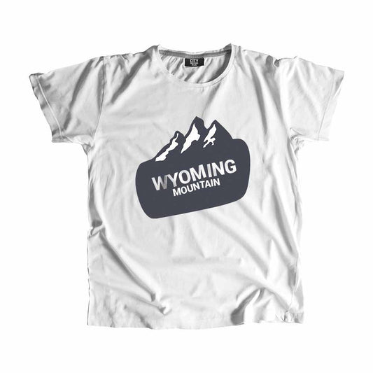 WYOMING Grey Mountain Unisex T-Shirt