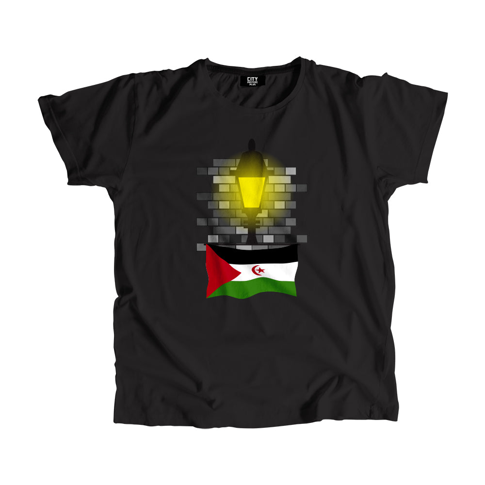 Western Sahara Street Lamp Bricks Unisex T-Shirt