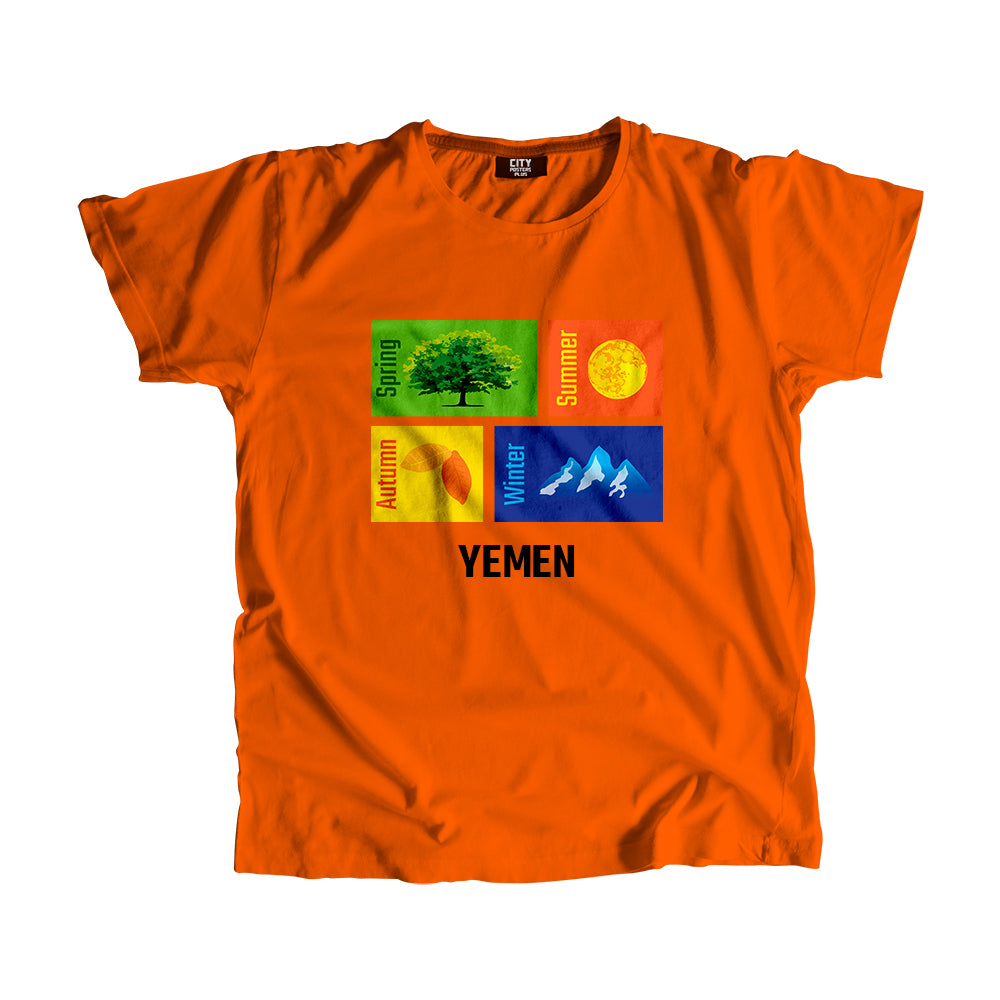 YEMEN Seasons Unisex T-Shirt (Orange)