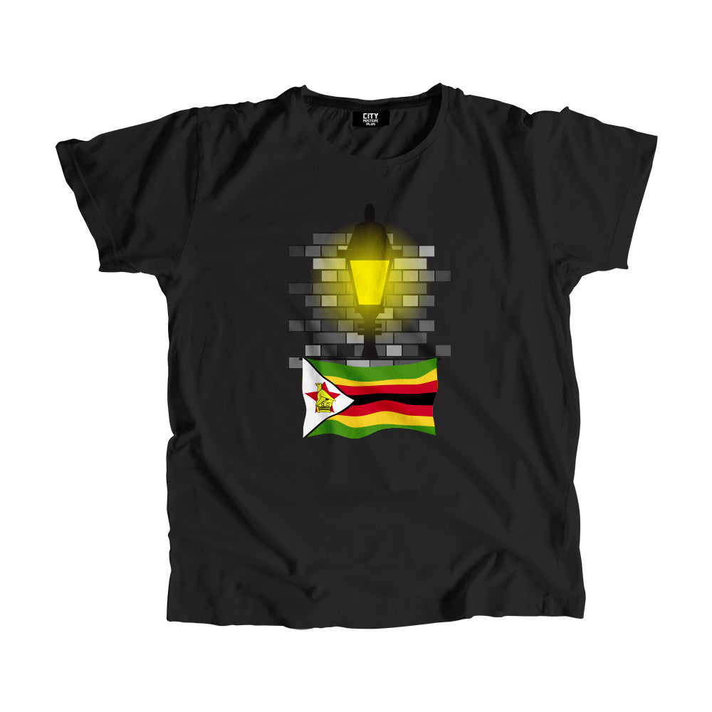 Zimbabwe Street Lamp Bricks Unisex T-Shirt