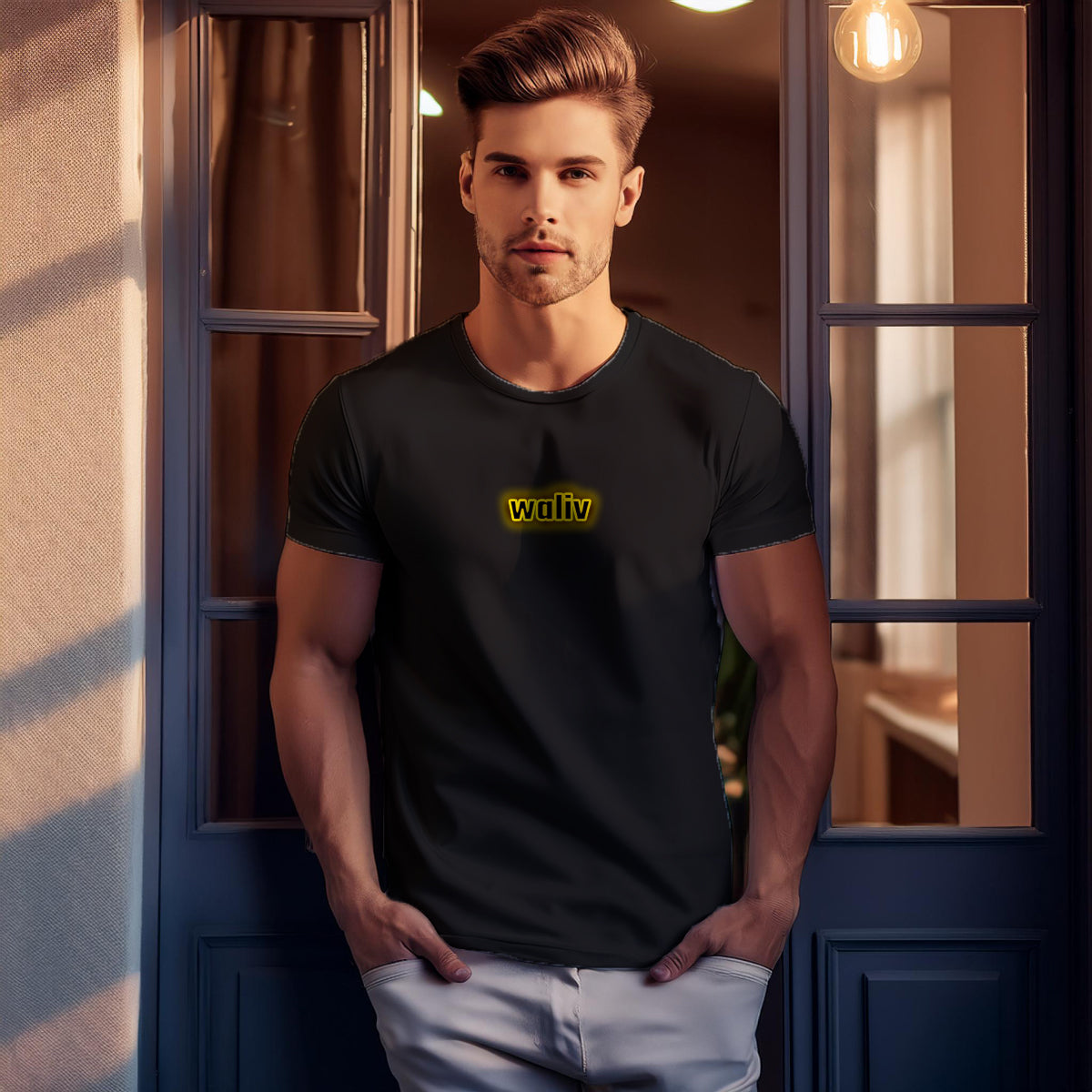 Waliv Typography Unisex T-Shirt